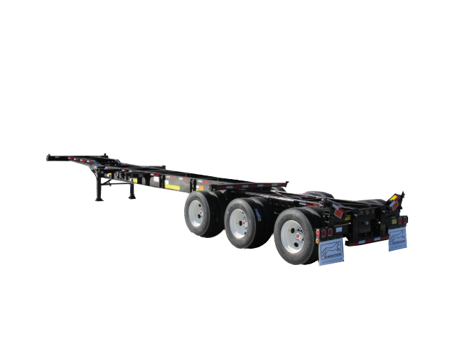 20'-40'-45' Heavy-Duty 12-pin chassis with flip-up rear twist-locks