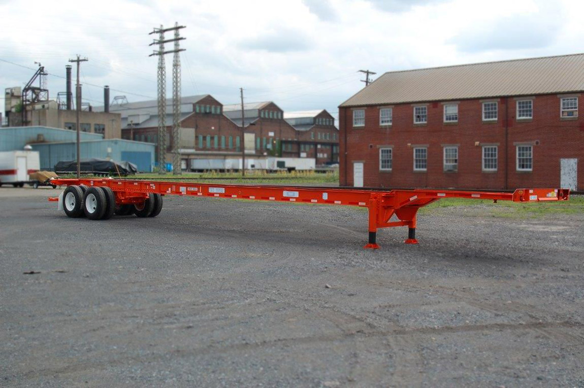 53’ High Cube Tandem Axle Gooseneck Container Chassis